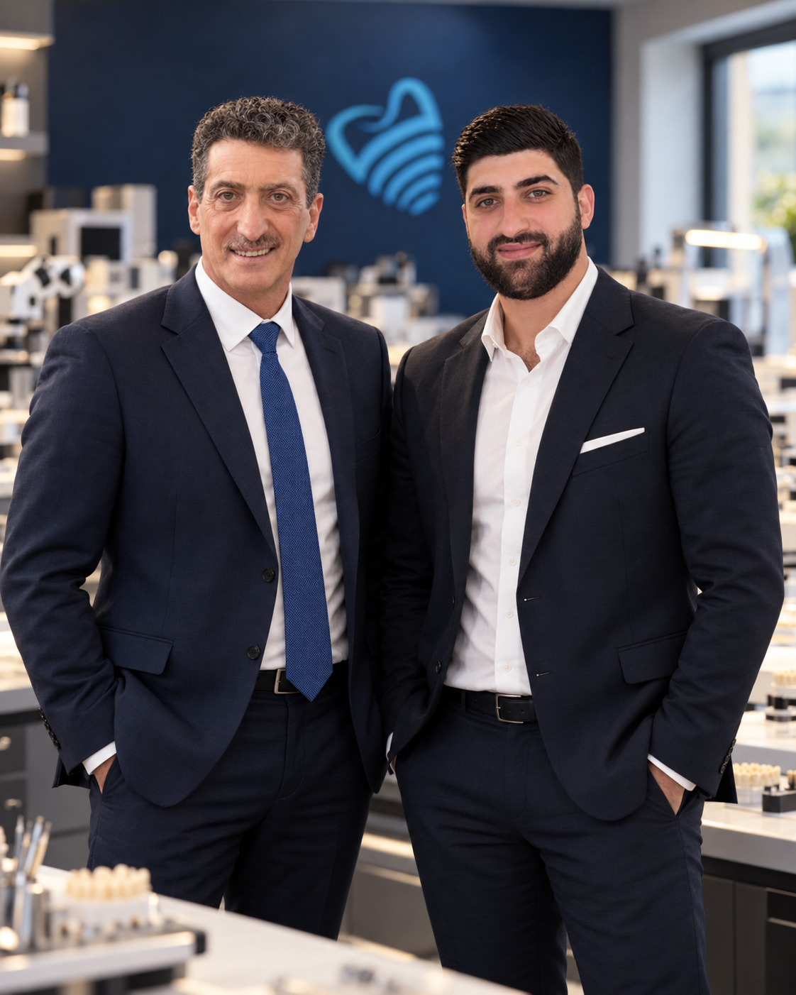 Antoun och Shafik Kasten, grundare och nästa generation på Omega Dental